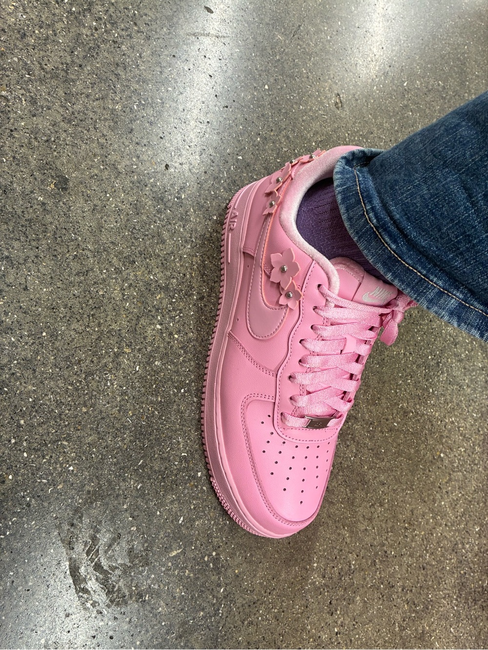 Nike Pink Women's Low-Top Athletic Sneakers - Picture 8 of 10